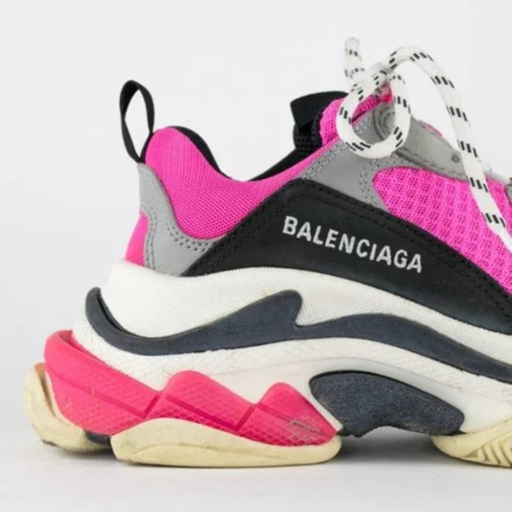 Balenciaga Triple S Pink Sneakers - Picture 8 of 11